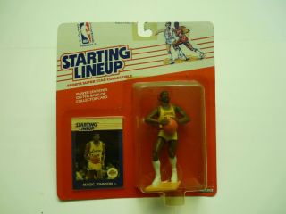 Starting Lineup Nba La Lakers Magic Johnson Figure Moc Slu Kenner 1988
