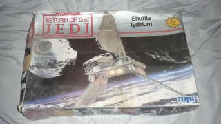 Vintage Star Wars Return Of The Jedi Shuttle Tydirium Model Mpc