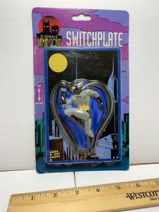 Vintage 1994 Adventures Of Batman And Robin Light Switch Plate.  In Package.