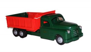 Structo Hydraulic Dump Truck Restored Green & Red