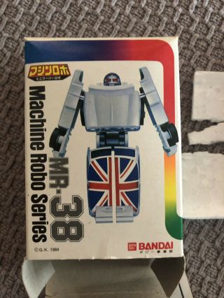 Bandai Popy Machine Robo Mini Cooper Mr - 38 Gobot,  Perfect Cond W/ Box And Insert
