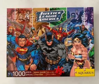 Aquarius Dc Comics Justice League Of America 1000 Pc Jigsaw Puzzle “never Opened