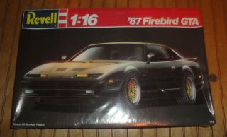 Revell 1987 Pontiac Firebird Gta 1/16 Scale Model Kit Rare Box