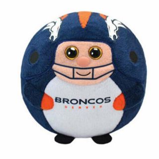 Ty Nfl Beanie Ballz - Denver Broncos (regular Size - 5 Inch) - Mwmts Ball