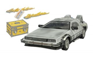 Back To The Future Iced Time Machine Collectors Vehicle Set