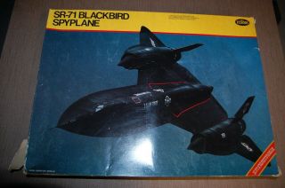 1/48 Testors Lockheed Sr - 71 Blackbird Spyplane Mach 3,  Reconnaissance N.  I.  O.  B.