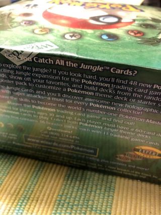 POKEMON JUNGLE 1ST EDITION BOOSTER BOX 36 PACKS USA ONLY 2
