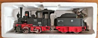 LGB 2015D 0 - 4 - 0 992015 Steam Locomotive,  Powered Tender & 4061 cargo G Scale 6