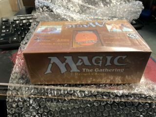 Magic Mtg 3rd Revised Edition Booster Pack Box Factory