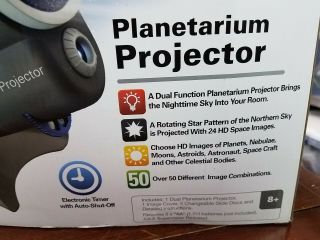 Smithsonian Planetarium projector with Three slides and Instruction 8