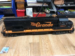 A) G Scale Rio Grande Locomotive 5807