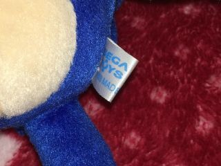 OFFICIAL 12” SONIC X HEDGEHOG Plush SEGA Sonic Toy 2003 SEGA TOYS POSEABLE Large 4