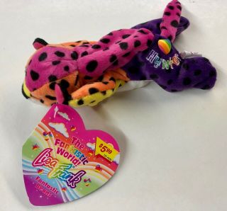 Lisa Frank Plush Beany - Hunter Leopard - With Tag 8”