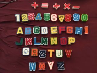 39 - Piece Alphabet & Numbers Math Transforming Transformers Full Set Complete