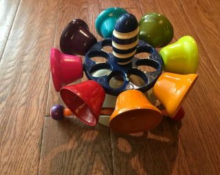 B.  Byou Piccolo Carousel Bells Chimes Toy Target Battat Baby Musical Instrument