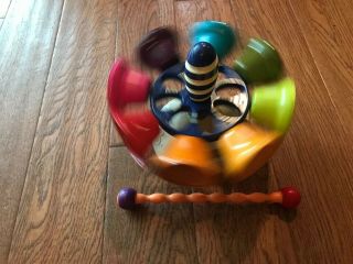 B.  BYou Piccolo Carousel Bells Chimes Toy Target Battat Baby Musical Instrument 4