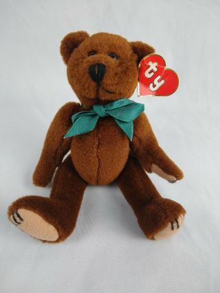 Ty Attic Treasures Henry Bear 1992 With Tags