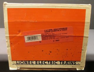 Lionel 6 - 18043 Chesapeake & Ohio Streamlined Hudson & Tender w/RSII EX/Box 7
