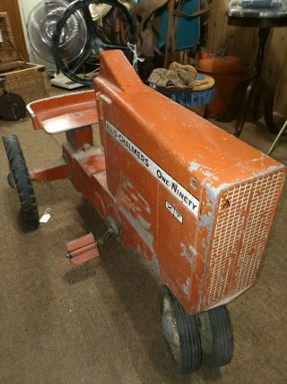 Allis Chalmers 190 xt pedal tractor barn find.  left it how I found it 10