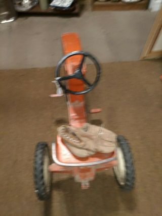 Allis Chalmers 190 xt pedal tractor barn find.  left it how I found it 12