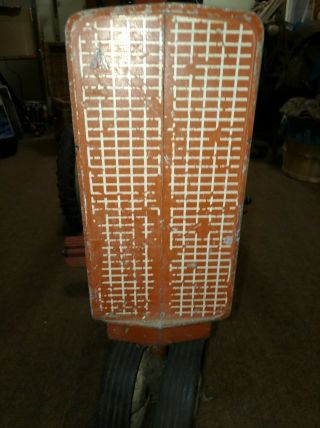 Allis Chalmers 190 xt pedal tractor barn find.  left it how I found it 2