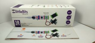 Littlebits Electronics Deluxe Kit,  18 Bits,  Complete W/instructions