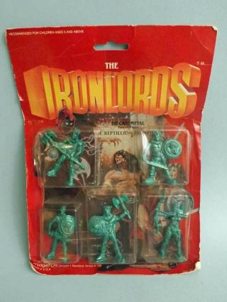 1983 Ironlords The Reptillion Ironlords Diecast Fantasy Figures Moc