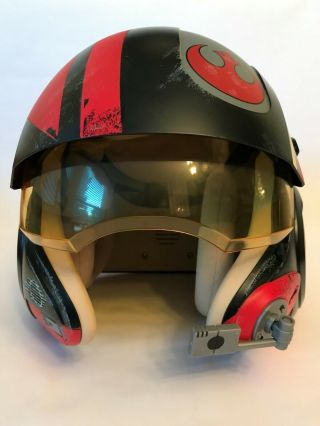 Star Wars The Black Series Poe Dameron Electronic X - Wing Pilot Helmet,