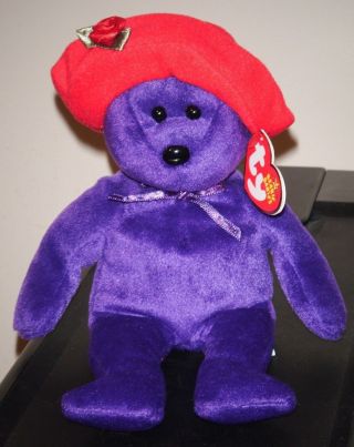 Ty Beanie Baby Ruby The Red Hat Society Bear (8.  5 Inch) Mwmt