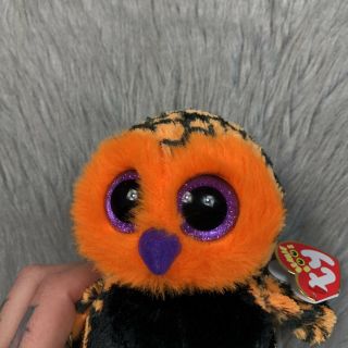 Ty Beanie Babies Beanie Boos Halloween Haunt The Owl Plush 2
