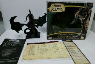 Dungeons And Dragons Gargantuan Black Dragon 2006 Cib Complete Limited Edition
