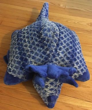 My Pillow Pets Blue Triceratops Dinosaur Stuffed Animal Plush