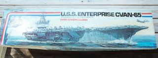 U.  S.  S.  Enterprise Cvan - 65 1978 Model Kit 1978 By Aurora 721