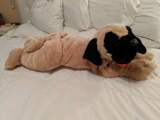 Giant,  Stuffed Soft Cuddle - Up,  Sleep Buddy Mastiff Dog,  43 " X 18 ",  Collectible