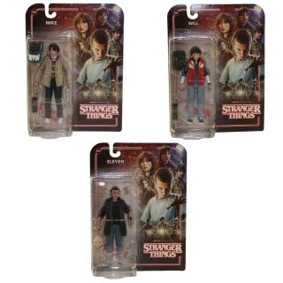 Mcfarlane Toys Action Figures - Stranger Things S3 - Set Of 3 (mike,  Will & Eleven