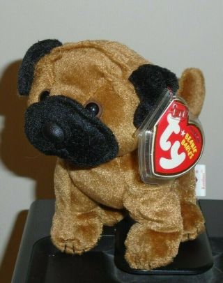 Ty Beanie Baby Rootbeer The Dog (6 Inch) Mwmt