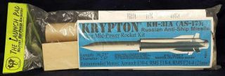 The Launch Pad K031 36.  25 " Rocket Engine Power Krypton Kh - 31a As - 17 Rocket Kit