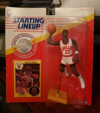 1991 Michael Jordan Starting Lineup Kenner Figure Chicago Bulls Shooting