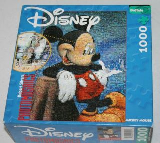 Mickey Mouse Disney Photomosaics 1000 Pc Jigsaw Buffalo Puzzle By Robert Silvers