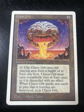 Chaos Orb Mp Unlimited Magic The Gathering Mtg