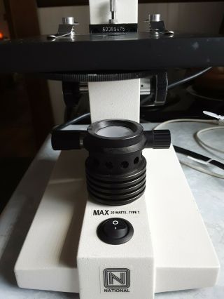 National 131 Microscope W / WF 10 × 18 MM Eyepiece. 2