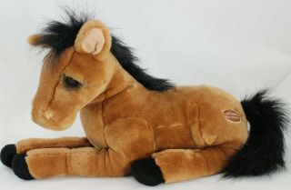 Lou Rankin Best Friends Horse Plush Stuffed Animal Brown Black Encore