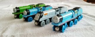 Thomas & Friends Wooden Train Henry,  Edward,  Spencer,  Gordon,  All W Tenders.