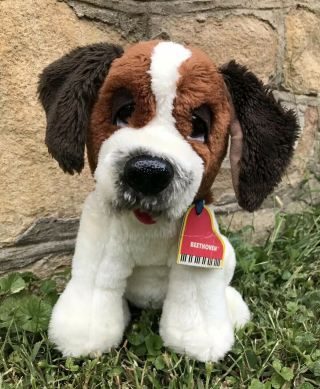 12 " Beethoven 1993 St Bernard Plush Dog With Tags (j)