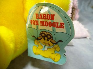 Baron Von Moogle Plush Russ Berrie Co.  Vintage Yellow 8 