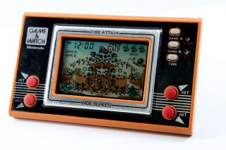 Postage Nintendo Game & Watch Fire Attack Id - 29 Japan 1982