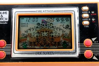 Postage Nintendo Game & Watch Fire Attack ID - 29 Japan 1982 2