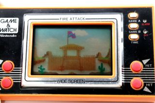 Postage Nintendo Game & Watch Fire Attack ID - 29 Japan 1982 3