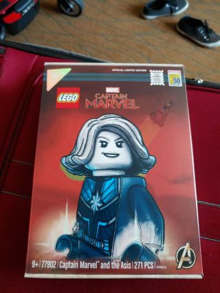 Sdcc 2019 Excl Captain Marvel Lego Set Limited 1500 Numbered W Bag