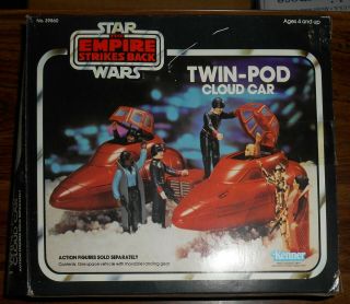 Vintage Kenner Star Wars Esb Twin Pod Cloud Car 1980 With Box Pop